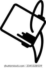 Bucket icon symbol vector image. Illustration of the bucket cleaning equipment washing outline design image. EPS 10