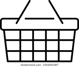 Bucket icon symbol vector image. Illustration of the bucket cleaning equipment washing outline design image. EPS 10