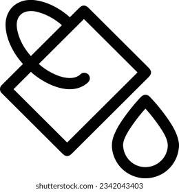 Bucket icon symbol vector image. Illustration of the bucket cleaning equipment washing outline design image. EPS 10