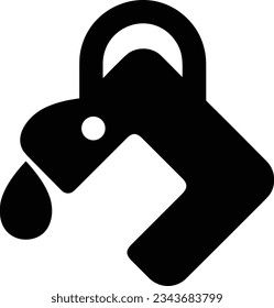 Bucket icon symbol vector image. Illustration of the bucket cleaning equipment washing outline design image. EPS 10