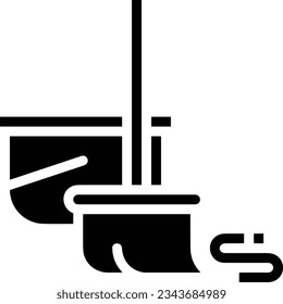 Imagen vectorial del símbolo de icono del cubo. Ilustración de la imagen de diseño del contorno de lavado del equipo de limpieza de cubos. EPS 10