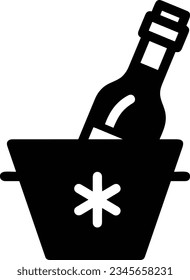 Bucket icon symbol vector image. Illustration of the bucket cleaning equipment washing outline design image. EPS 10