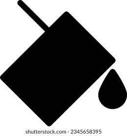 Bucket icon symbol vector image. Illustration of the bucket cleaning equipment washing outline design image. EPS 10