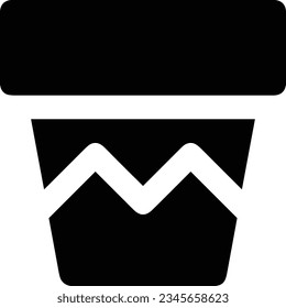 Bucket icon symbol vector image. Illustration of the bucket cleaning equipment washing outline design image. EPS 10