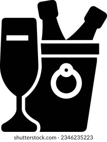 Bucket icon symbol vector image. Illustration of the bucket cleaning equipment washing outline design image. EPS 10