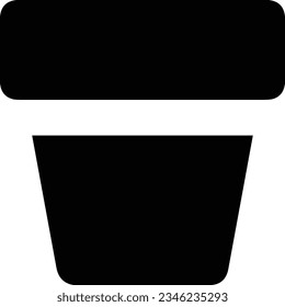 Bucket icon symbol vector image. Illustration of the bucket cleaning equipment washing outline design image. EPS 10
