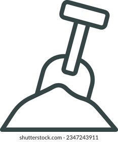 Imagen vectorial del símbolo de icono del cubo. Ilustración de la imagen de diseño del contorno de lavado del equipo de limpieza de cubos. EPS 10