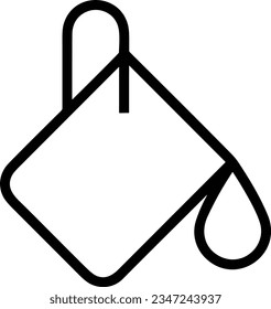 Imagen vectorial del símbolo de icono del cubo. Ilustración de la imagen de diseño del contorno de lavado del equipo de limpieza de cubos. EPS 10