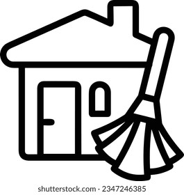 Bucket icon symbol vector image. Illustration of the bucket cleaning equipment washing outline design image. EPS 10