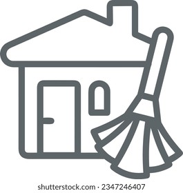 Imagen vectorial del símbolo de icono del cubo. Ilustración de la imagen de diseño del contorno de lavado del equipo de limpieza de cubos. EPS 10