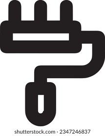 Bucket icon symbol vector image. Illustration of the bucket cleaning equipment washing outline design image. EPS 10