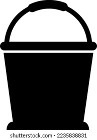 Bucket icon trendy design template on white background..eps
