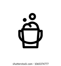 bucket icon  vector