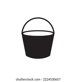 bucket icon vector design illustration
