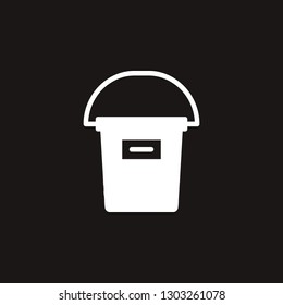 bucket icon. bucket vector design. Sign design. Vector design. Logo. Vector illustration