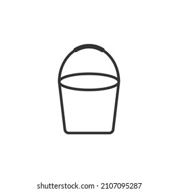 Plantillas de diseño vectorial de icono de cubo aisladas en fondo blanco