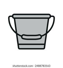 Bucket icon vector design templates simple and modern