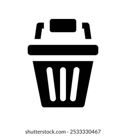 bucket icon. vector glyph icon for your website, mobile, presentation, and logo design.