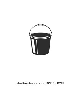 bucket icon vector illustration design template web