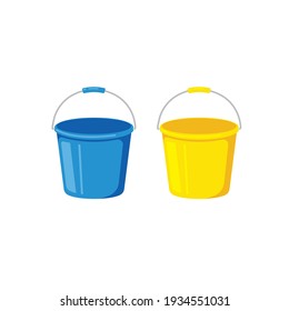 bucket icon vector illustration design template web