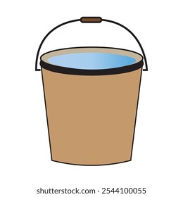 bucket icon vector illustration design template