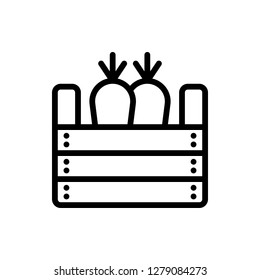 Bucket Icon Vector Illustration in Line Style for Any Purpose