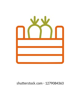 Bucket Icon Vector Illustration in Line Style for Any Purpose