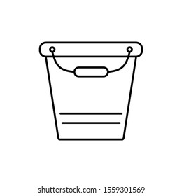 Bucket icon vector illustration logo template for many purpose. Isolated on white background.