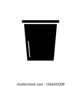 Bucket icon vector illustration logo template for many purpose. Isolated on white background.
