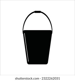 bucket icon vector illustration logo design