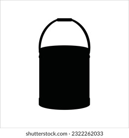 bucket icon vector illustration logo design