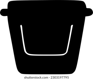 Eimer-Symbol, Vektorgrafik-Design