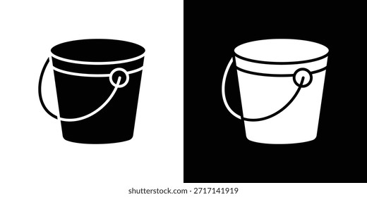 Bucket icon vector, Symbol, logo illustrations