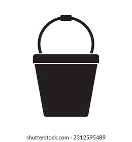 bucket icon vector template illusttration logo design