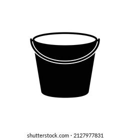 símbolo del panel de agua vectorial del icono del cubo