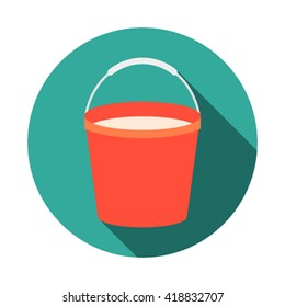 Bucket icon web