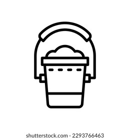 bucket icon for your website, mobile, presentation, and logo design.