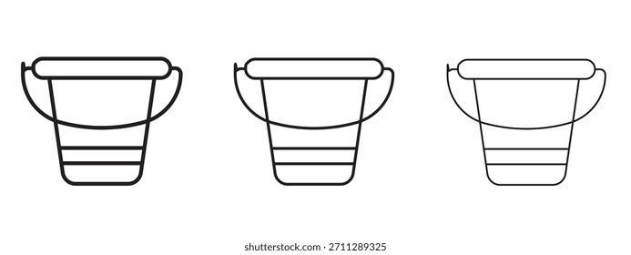 Iconos del cubo. Colección de ícono de Vector perfecto de píxeles