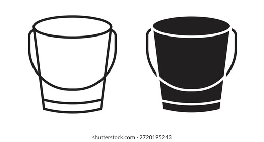 Iconos del cubo. Píxel perfecto. Icono de contorno de Vector. Concepto de logotipo plano.