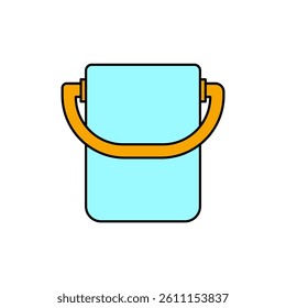 bucket icons  symbol vector elements for infographic web