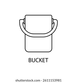bucket icons  symbol vector elements for infographic web
