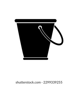 Bucket icon,vector illustration. vector bucket icon illustration isolated on White background.eps