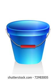 bucket isolated on a white background