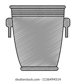 bucket liquor silhouette icon