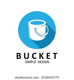 Diseño de logotipo de cubo, Vector, ilustración, símbolo, icono. diseño de logotipo de cubo vintage.