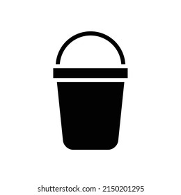 bucket new icon vector simple 