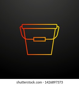 bucket nolan icon. Elements of camping set. Simple icon for websites, web design, mobile app, info graphics