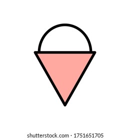 Bucket, pail icon. Simple color with outline vector elements of firefighters icons for ui and ux, website or mobile application