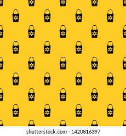 Bucket pattern seamless vector repeat geometric yellow for any design
