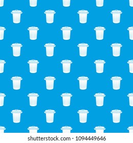 Bucket pattern vector seamless blue repeat for any use